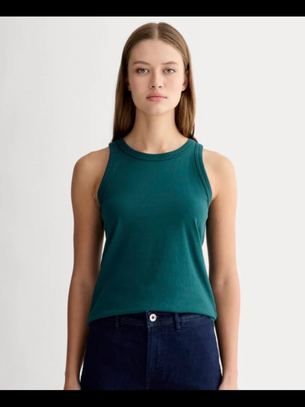 Everlane The Organic Cotton Cutaway Tank